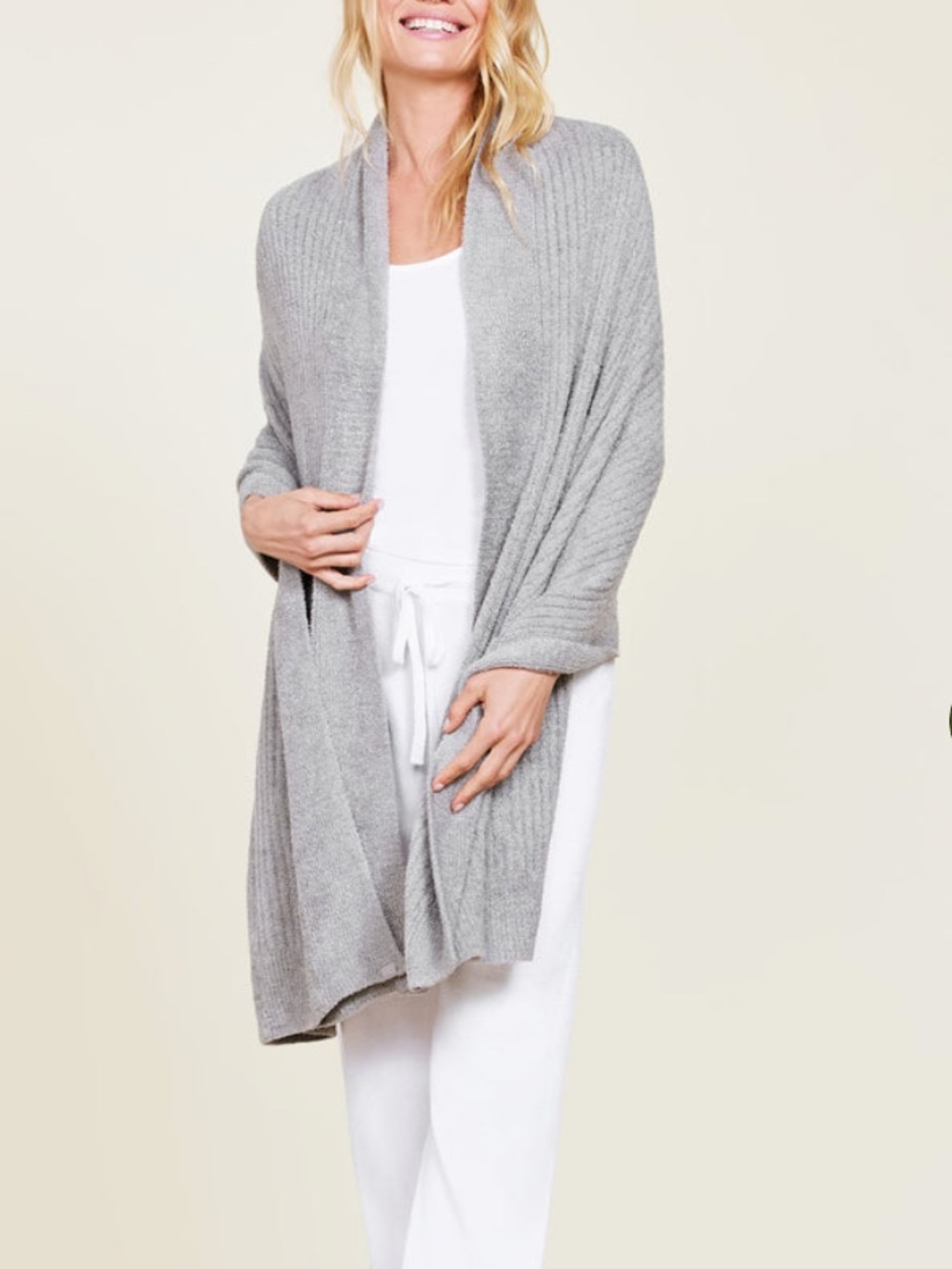Barefoot Dreams CozyChic Lite Heathered Travel Shawl